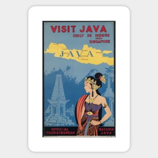 Visit Java Sticker